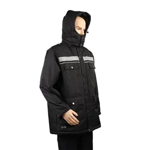 6 khu công suất lớn mùa đông anorak phản quang cắt cộng với kích thước của nam giới công nhân không thấm nước nóng Áo khoác cho nam giới