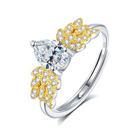 Bague personnalisable en argent 925 avec moissanite de 0,8 carat certifiée VVS GRA - OEM/ODM disponible pour les marques de luxe de mariage et de mode