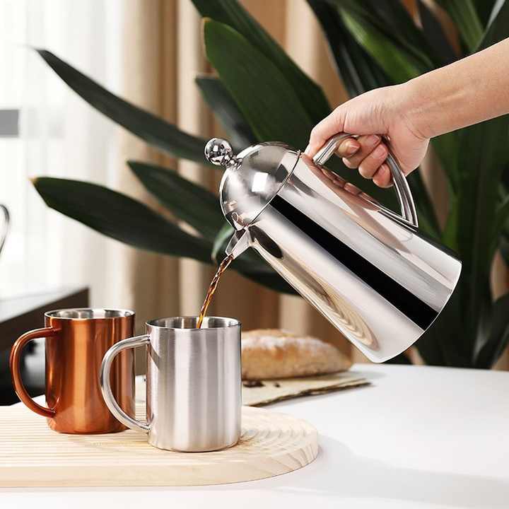 French Press Insulated Coffee Pots Stainless Steel Secura Coffee