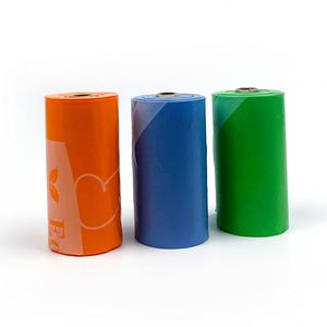 Nouvelle conception, sac à déjections pour animaux de compagnie en plastique recyclé durable de 1 mm 150, avec étiquette privée pour les déchets - Product Image 5