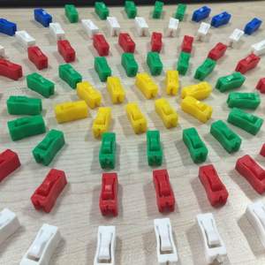 Многоцветный пластиковый слайдер для упаковки одежды - Product Image 1