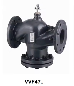 VVF47 Robinet à deux voies en fonte ductile à bride pour systèmes industriels d'eau, CVC, centres de données, salles blanches 1-95°C - Product Image 5