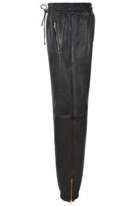 Custom 100% Genuine Black Nappa <b>Leather</b> <b>Men</b>’s <b>Trousers</b> Custom Color Private Label OEM Supply Premium Grade - Product Image 2