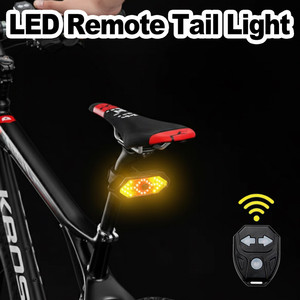 Luz Trasera Inalámbrica para Bicicleta con Control Remoto, Recargable por USB, Impermeable, para Bicicletas de Montaña y Carretera - Product Image 1