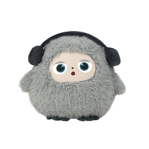 Bambola di Peluche Natalizia Super Morbida in Cotone PP con Occhi LCD, Compagna Letteraria con Dialogo Vocale, Regalo per Bambini, Bambola Intelligente AI - Product Image 1