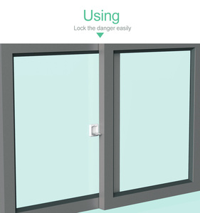Khóa Chặn Tiếng Ồn Bảo Vệ An Toàn Cho Bé Khóa An Toàn Trượt Cửa Sổ Cửa Ra Vào - Product Image 3