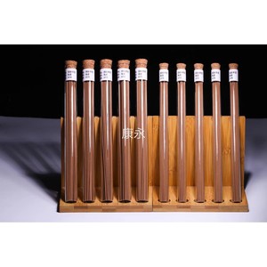 Tubes en verre 15x225 pour le stockage d'encens avec bouchon en liège - Product Image 1