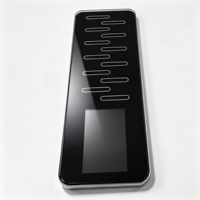 Panneau de protection d'écran tactile en verre trempé noir ultra-clair résistant à la chaleur, imprimé en sérigraphie, personnalisé OEM