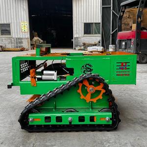 12V Tracked Remote Control Rotary <b>Mower</b>, 12in 139cc, for Slope & Uneven Terrain, <b>Small</b> Farm Use - Product Image 5
