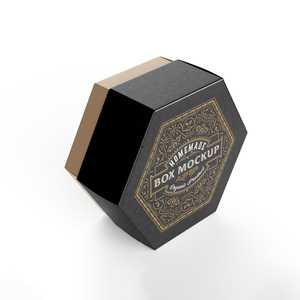 Hình lục giác hình ong mật ong bao bì hộp quà tặng thiết bị điện tử Laser tóc hộp giấy hình lục giác bao bì hộp - Product Image 2