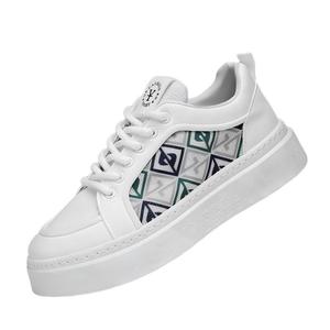 Luxury Designer OEM <b>Men</b> PU Upper Lightweight <b>Breathable</b> Mesh Lace-up Height Increasing Loafers Winter Spring Summer PVC Outsole - Product Image 2