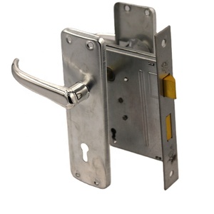 Großhandel <span class=keywords><strong>GLORA</strong></span> 687 Standard-Türschloss-Sets Messingzylinder Eisen-Griffblatt Einsteckschloss Schlüsselbetätigt Hohe Sicherheit Holz - Product Image 3