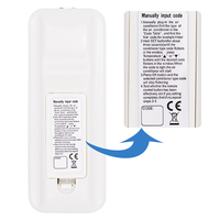 Control Remoto para Aire Acondicionado Blanco de Suministro Directo de Fábrica para Hommer, Kelon y Airkool con Pantalla LED de Alta Definición