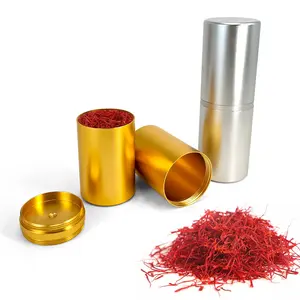 JYB高端便携式圆形铝合金茶叶盒定制LOGO印花钛合金咖啡罐金属罐带盖