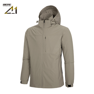 Chaqueta con Capucha para Hombre Aonesport, Ligera, de Nailon, Impermeable, para Primavera y Otoño, Estilo Urbano - Product Image 5