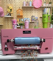 Mini Impresora UV DTF Haolic de 13'' |   Todo en Uno con Laminación y Corte Automáticos |   Envío Rápido desde EE. UU.