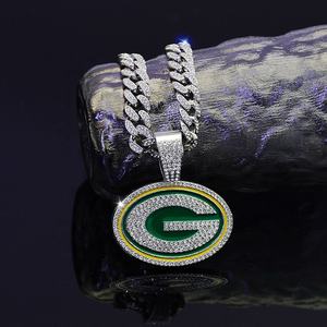 Kalung Juara Green Bay Packers Grosir Pabrik Berkualitas Tinggi Liontin Olahraga Personalisasi - Product Image 4
