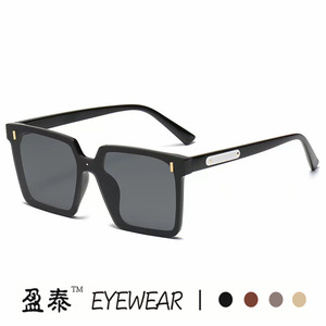 Korean Style Fashion <b>Sunglasses</b> Black PC Frame UV400 Protection Women's Irregular Shape Streetwear Sun Glasses - Product Image 2