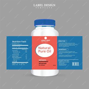 Cao tack tùy chỉnh chất kết dính bổ sung chai Nhãn dán nhãn nhà máy nhãn cho Protein bổ sung chai - Product Image 4