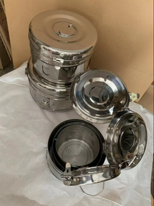 Harga pabrik 304 peralatan laboratorium baja tahan karat instrumen peralatan rumah sakit pisau Drum tersedia dengan berbagai ukuran - Product Image 2