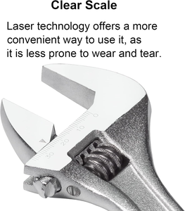 Cờ <span class=keywords><strong>l</strong></span>ê điều chỉnh 8 inch, cờ <span class=keywords><strong>l</strong></span>ê thép mạ crôm vanadi nặng, mở hàm rộng với tỷ <span class=keywords><strong>l</strong></span>ệ inch/số liệu để sử dụng chuyên nghiệp - Product Image 5