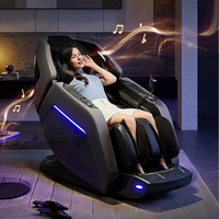 Silla de Masaje Robótica de Lujo T60S Snowift 2026, la Más Vendida, 3D, Doble Núcleo, Cápsula Espacial, Masaje Corporal Completo, Riel SL Eléctrico, Gravedad Cero