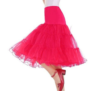 <span class=keywords><strong>Falda</strong></span> de Tul Estilo Petticoat Can Can, Color Negro, Estilo Rockabilly de los Años 40 y 50, de Organza - Product Image 2