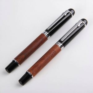 Customizable Wood Grain Luxury Rollerball <b>Pen</b> Ballpen Wholesale Ballpoint <b>Pen</b> with LOGO Suitable for Business and Gift Giving - Product Image 1