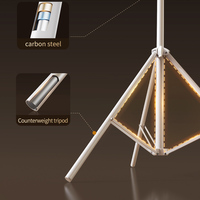 Lumière d'appoint LED COB 26W dimmable professionnelle pour studio et diffusion en direct, Ra95, CRI élevé, lumière de beauté pour cheveux, contrôle par interrupteur, couleur réglable