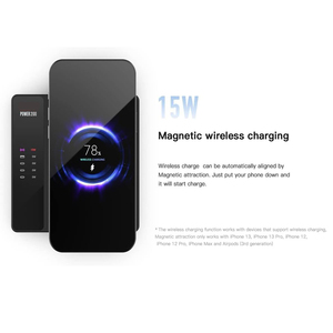 Estación de Carga de Escritorio USB-C Power 200X de 200W con 4 Puertos (Máx. 140W) + 1 Puerto Inalámbrico de Carga Rápida con Pantalla LED - Product Image 5