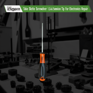 Tournevis à fente 1,2x6,5 mm à pointe de précision pour la réparation électronique - Product Image 3