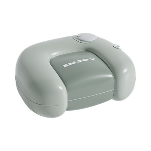 Enjoy Inflatable Seat Cushion 42x34x16cm Quick Inflation Outdoor <b>Garden</b> Chair Portable Oval Soft Gray <b>Sand</b> - Product Image 1