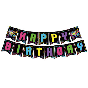 Kit de vaisselle jetable HLC Party Center sur le thème des années 80 avec boules disco pour fête d'anniversaire, assiettes de 1 pouce et 9 pouces, nappe, bannière et sacs cadeaux - Product Image 2
