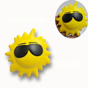 Pelota Antiestrés de PU Personalizada al por Mayor, Juguete Antiestrés con Diseño de Sol - Product Image 2
