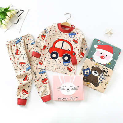 Conjuntos de pijama para niños, conjunto de 2 piezas de algodón 100%, cómodo, unisex, venta al por mayor