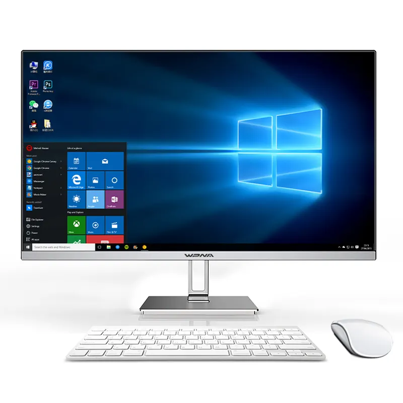 高品質23.8 "24" オールインワンPC IntelCore I7/i5J4125プロセッサーゲームオールインワンデスクトップコンピューター