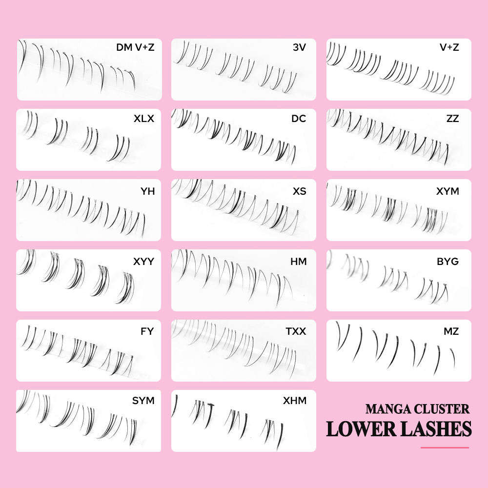 Style 4 cils inférieurs