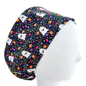 Gorro Quirúrgico de Algodón Unisex de Color Sólido Ajustable con Logotipo, para Doctores y Enfermeras, Uso Médico - Product Image 3