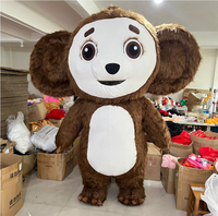 Costume de Mascotte Réaliste de Personnage de Dessin Animé Articulé pour Adulte (Gorille, Panda, Monstre) - MOQ1 - Disfraz De Gorila