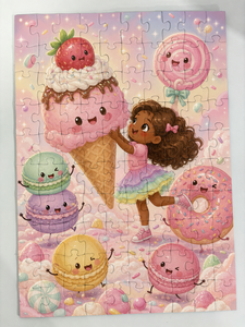 <span class=keywords><strong>Puzzle</strong></span> Creativi Stampati con Animali Carini, Tema Cartone Animato Personalizzato, 100 Pezzi per Bambini - Product Image 4