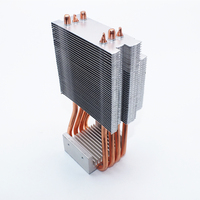 Radiateur à ailettes de haute qualité pour boîtier de jonction électrique, avec surface nickelée et tube thermique, pour applications automobiles et projecteurs, certifié ISO9001