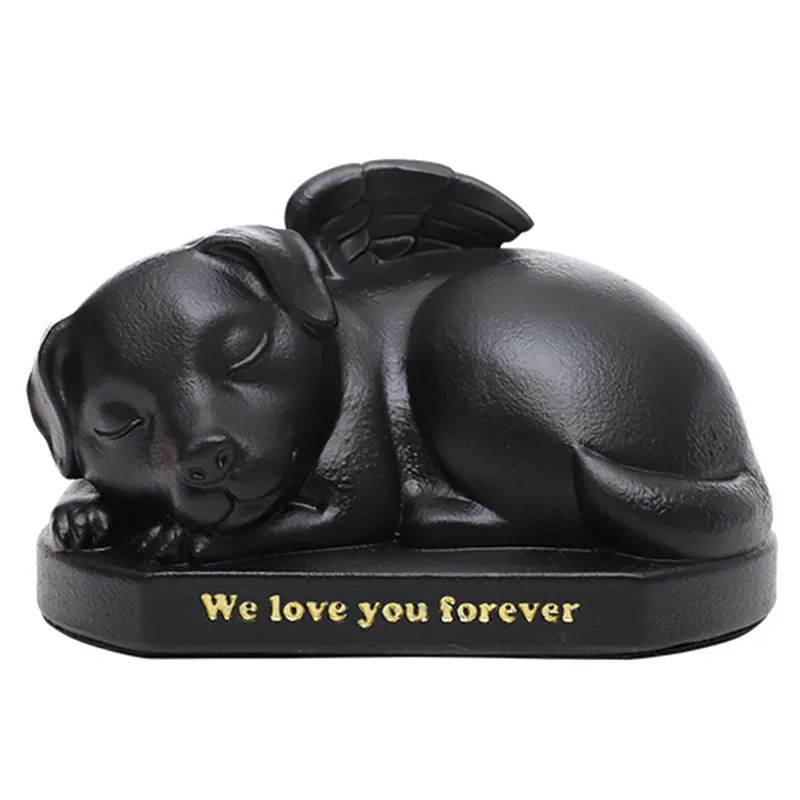 Pet Memorial Garden Ornaments Animal Urn Angel Cat Urns Angle Dog Urns For Animal Ashes
