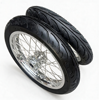 Nouveau jeu de roues Supermoto CNC 17 pouces pour Light Bee Talaria, 1.60 2.15, argent, pour pneus avant et arrière, kit de moto électrique tout-terrain