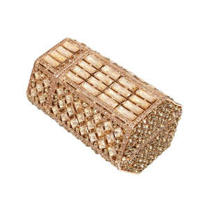 Novedad, monederos de mano con diamantes de imitación, bolso de noche de cristal para mujer brillante, bolso de mano de lujo para fiesta de cóctel - Product Image 4