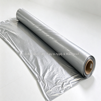Rouleau de film en polyuréthane thermoplastique TPU argenté, film occultant imperméable pour rideau occultant, protège-matelas, nappe