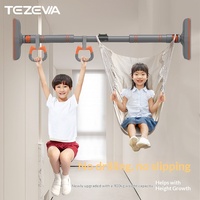 Barre de traction TEZEWA transfrontalière pour usage commercial, barres simples et doubles à fixation murale sans perçage pour enfants, équipement de fitness et d'étirement