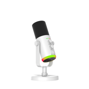 Microphone de bureau RGB dynamique pour ordinateur portable USB Live Ancre vocale avec réduction du bruit du condensateur <span class=keywords><strong>sur</strong></span> Mac et <span class=keywords><strong>PC</strong></span> - Product Image 2