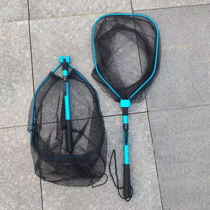 Épuisette pliable portable de 84 cm en alliage d'aluminium avec sac de rangement pour la pêche à la ligne, la pêche en eau calme et la pêche en radeau - Product Image 1