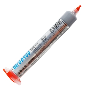 HT100 Net Weight 100 Grams Dispensing Hard Tube Packing Gray GD900 Thermal Conductive Grease Paste Heat Sink Compounds <strong>CPU</strong> LED - Product Image 1