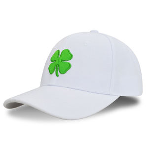 Casquettes de baseball classiques réglables personnalisables – Casquette brodée avec logo feuille style hip-hop et patch hipster - Product Image 2